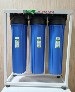 BỘ 3 CỐC LỌC THÔ 20IN BÉO(3X)GIÁ NANO CHÂN CAO(CTO)