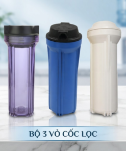 Bộ 03 cốc lọc nước 20inch (01 trong, 02 đục)