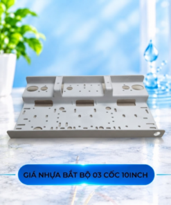 Giá nhựa bắt bộ 03 cốc 10inch