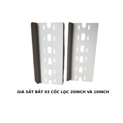 giá sắt bắt 03 cốc lọc 20inch và 10inch