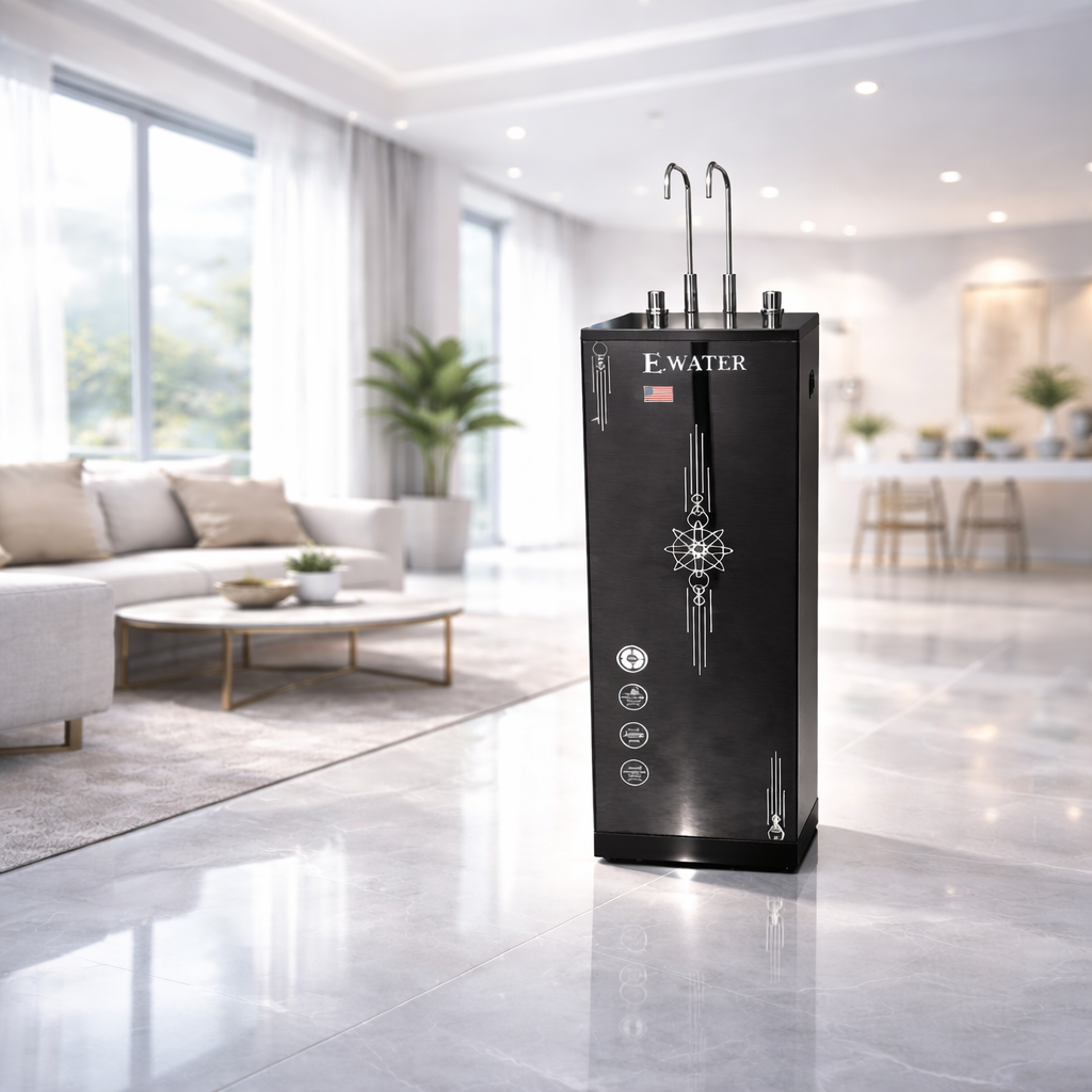 Máy lọc nước Ewater nóng nguội tủ slim