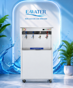 Máy bán công nghiệp tủ Inox 50L/H nóng lạnh nguội, 4 vòi