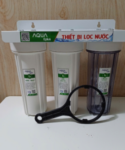 Bộ 3 Cốc lọc thô 10in giá sắt nano( bộ lõi 10in CTO)
