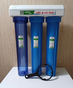BỘ 3 CỐC LỌC THÔ 20IN ĐÚC LIỀN ( 1 trong 2 xanh) ( Bộ lõi 20in CTO)
