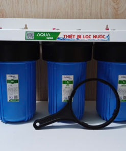 BỘ 3 CỐC LỌC THÔ 10IN BÉO ( 3 XANH) GIÁ NANO ( UF )