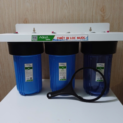 BỘ 3 CỐC LỌC THÔ 10IN BÉO ( 1 TRONG 2 XANH) GIÁ NANO ( UF )