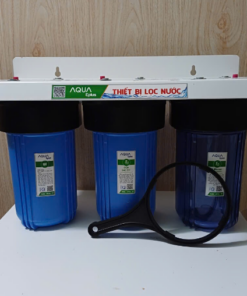 BỘ 3 CỐC LỌC THÔ 10IN BÉO ( 1 TRONG 2 XANH) GIÁ NANO ( UF )