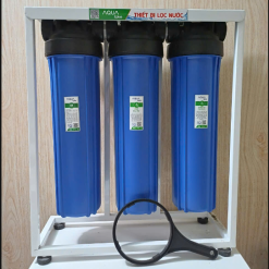 BỘ 3 CỐC LỌC THÔ 20IN BÉO(3X)GIÁ NANO CHÂN CAO(UF)
