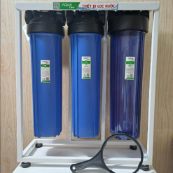 BỘ 3 CỐC LỌC THÔ 20IN BÉO(1T2X)GIÁ NANO CHÂN CAO(UF)