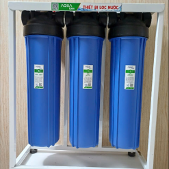 BỘ 3 CỐC LỌC THÔ 20IN BÉO(3X)GIÁ NANO CHÂN CAO(CTO)