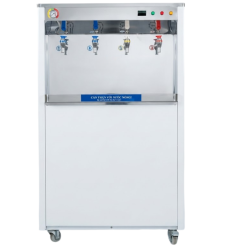 Máy bán công nghiệp tủ Inox 20L/H nóng lạnh nguội, 4 vòi